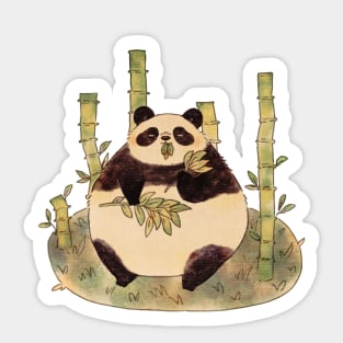 Chubby Panda Sticker